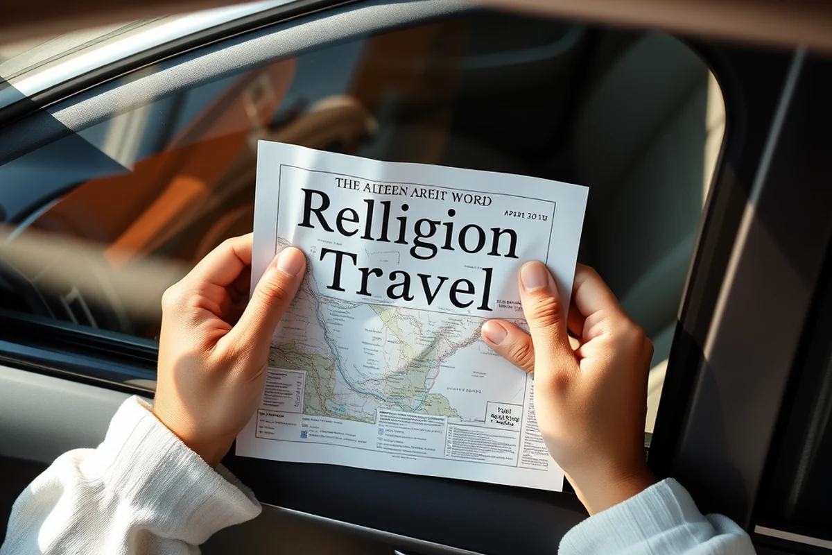 religious travel word — Religious Travel Word (step by step)