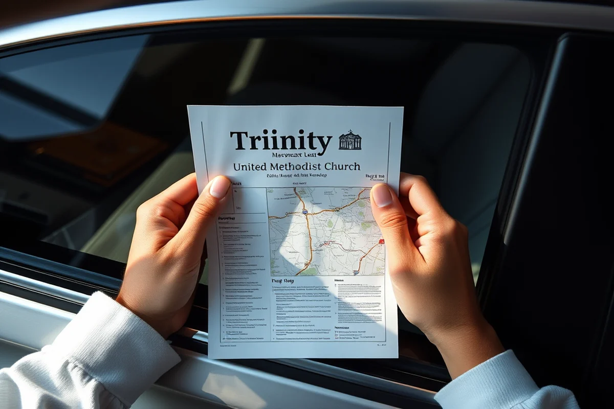 trinity united methodist church — Trinity United Methodist Church (step by step)